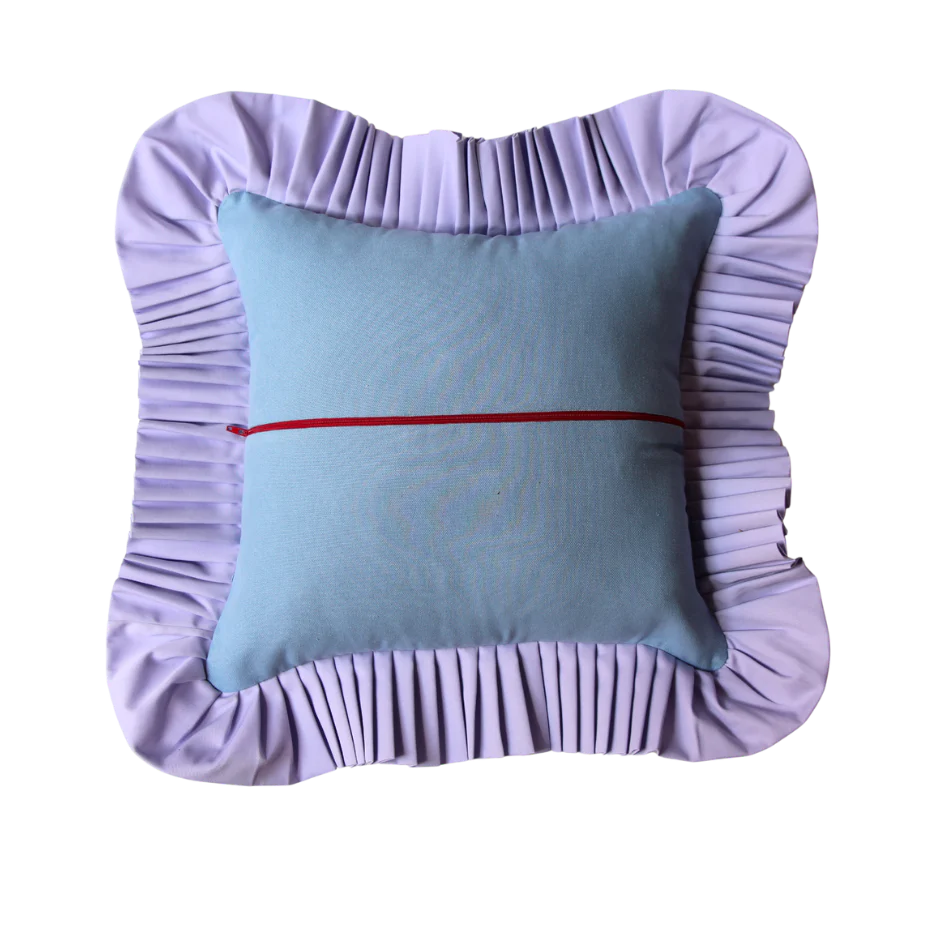 Beach Blue with Lilac Ruffle - Image 2