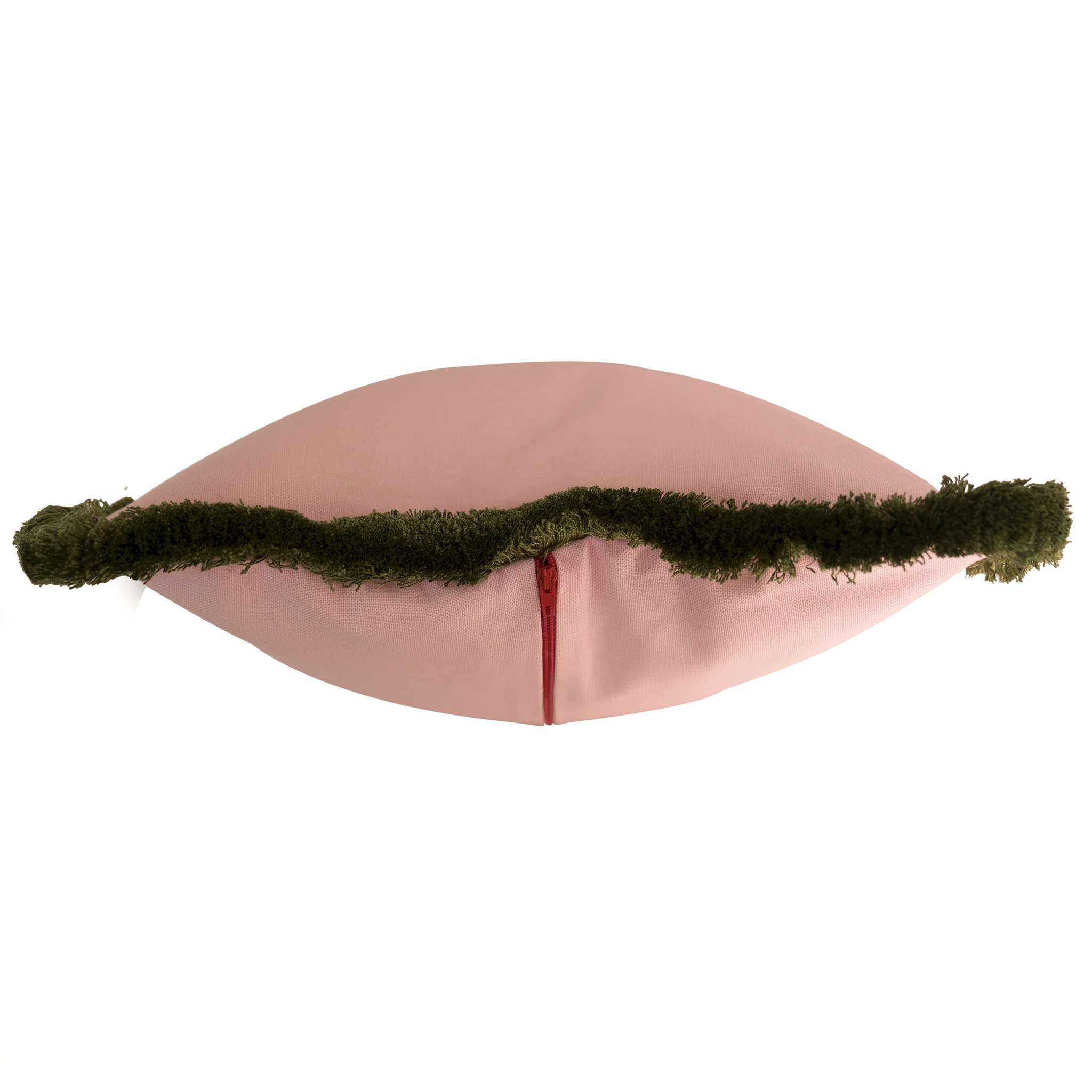 Dusty Pink & Green fringe - Image 2
