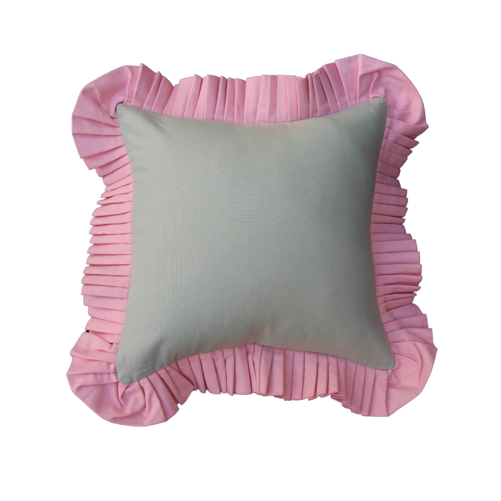Mint Green with Pink Ruffle