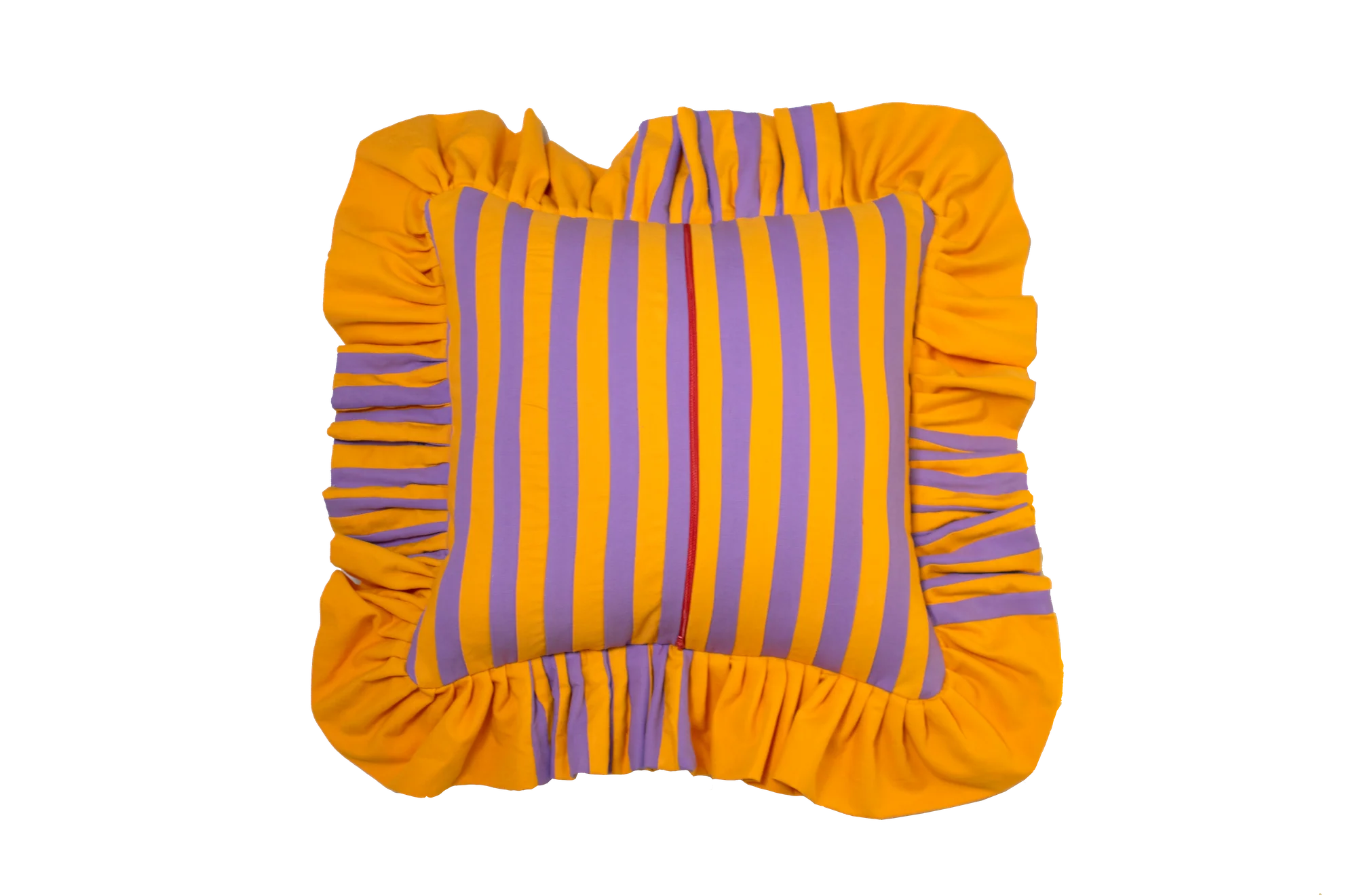 Orange and Lilac Patchwork with Patchwork Ruffle - Image 2