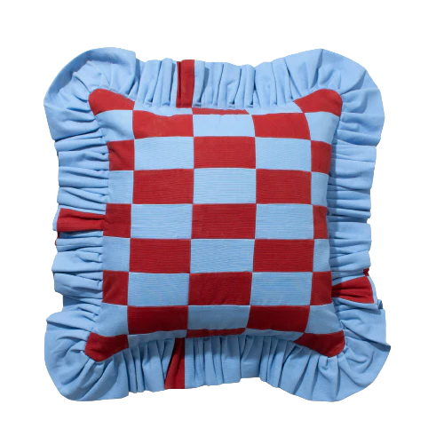 Rhubarb & Jade Patchwork Ruffle