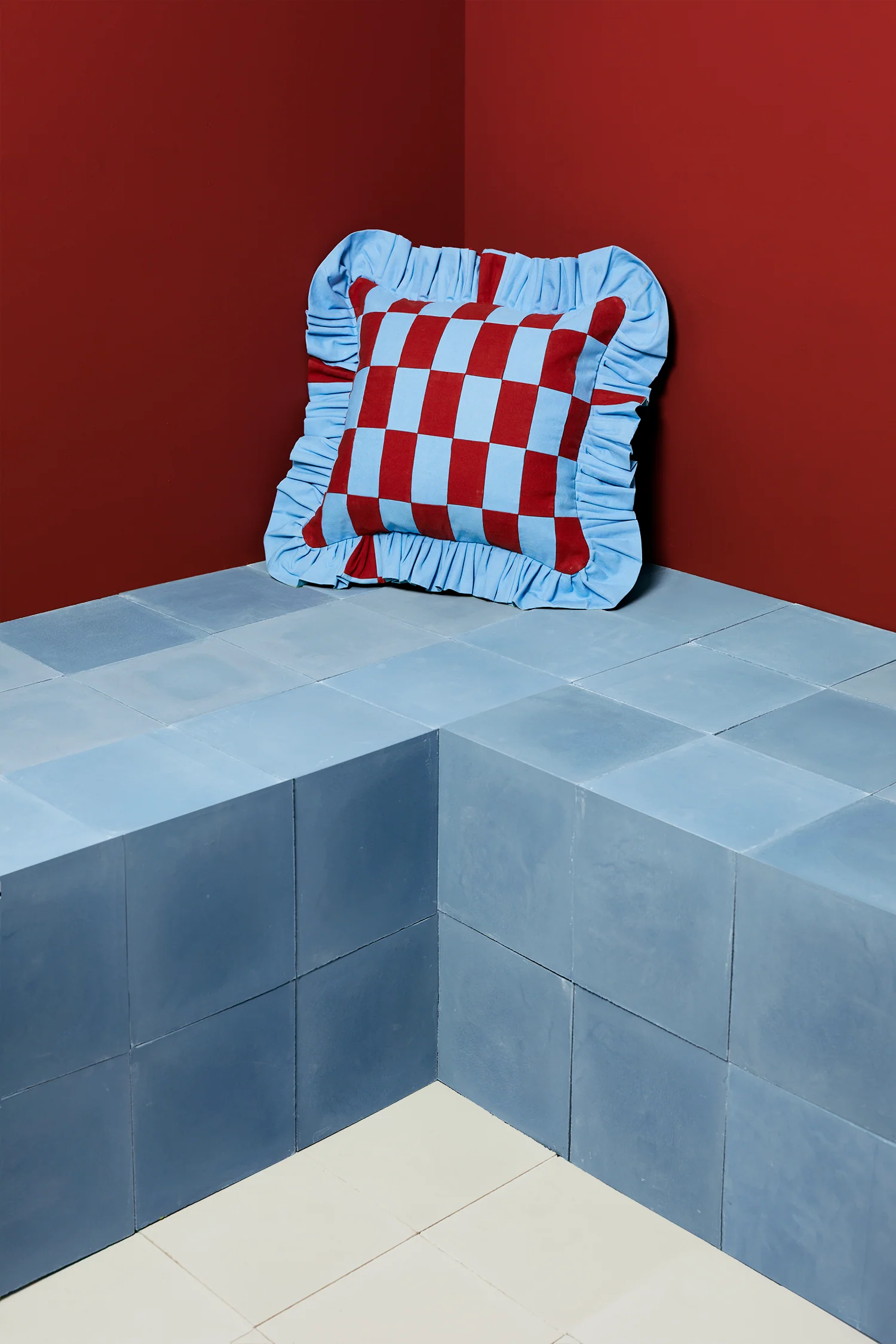 Rhubarb & Jade Patchwork Ruffle - Image 2